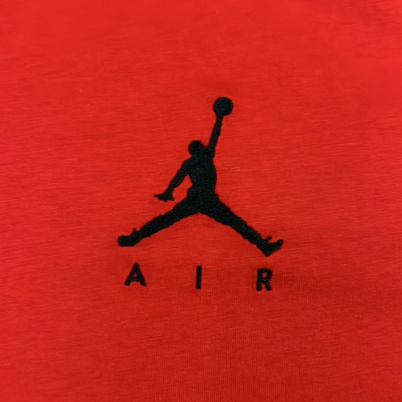 Nike Air Jordan Mens Large T shirt. Red and Black. - Picture 3 of 5
